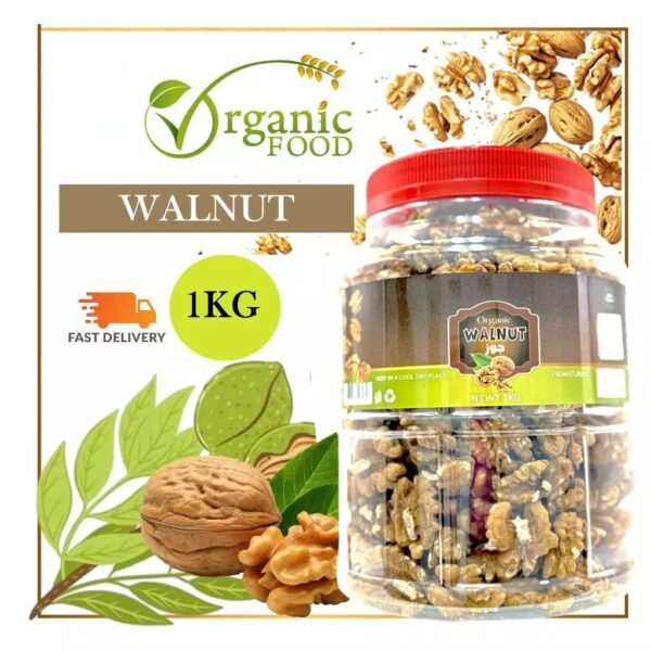 1kg Walnut USA Premium Roasted (Unsalted) Raw Ready to Eat